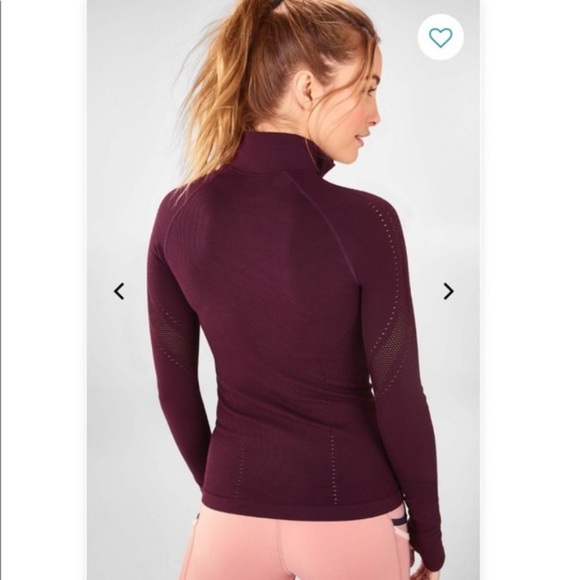 Fabletics Delta Seamless Long Sleeve Zip Jacket - Picture 2 of 4